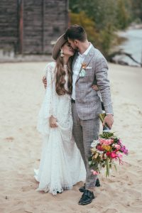 Rock Island Wedding Officiant beach wedding