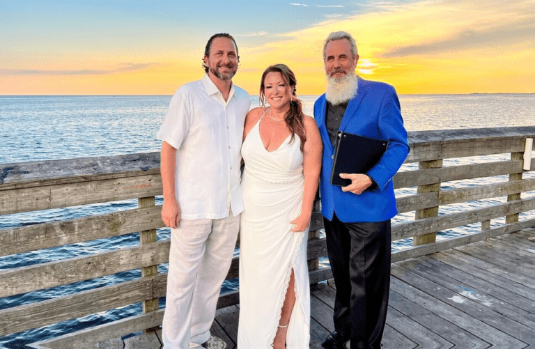 Sunset Wedding in Crystal River