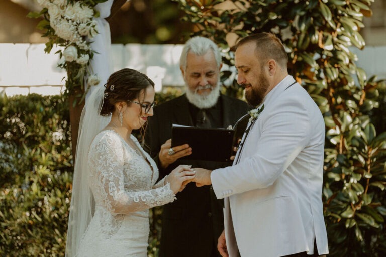 Prefect outdoor ceremony at Historic Venue 1902 in Sanford