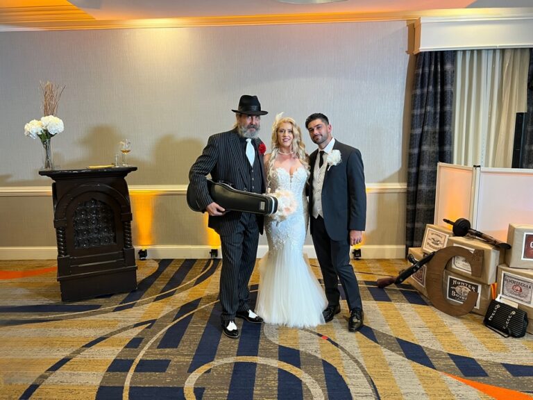 Gangster themed wedding in Saint Augustine and the Hilton Historic Bayfront